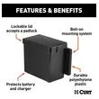 CURT LOCKABLE BATT BOX